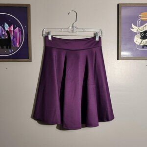 Purple Skater Skirt